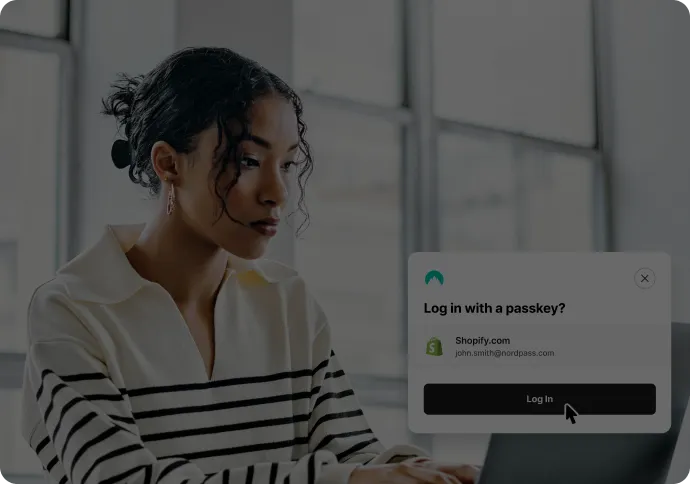 women using passkeys