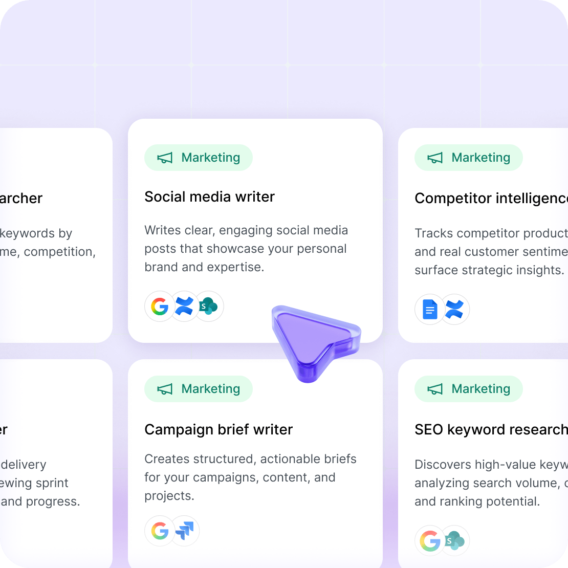 for marketing agents