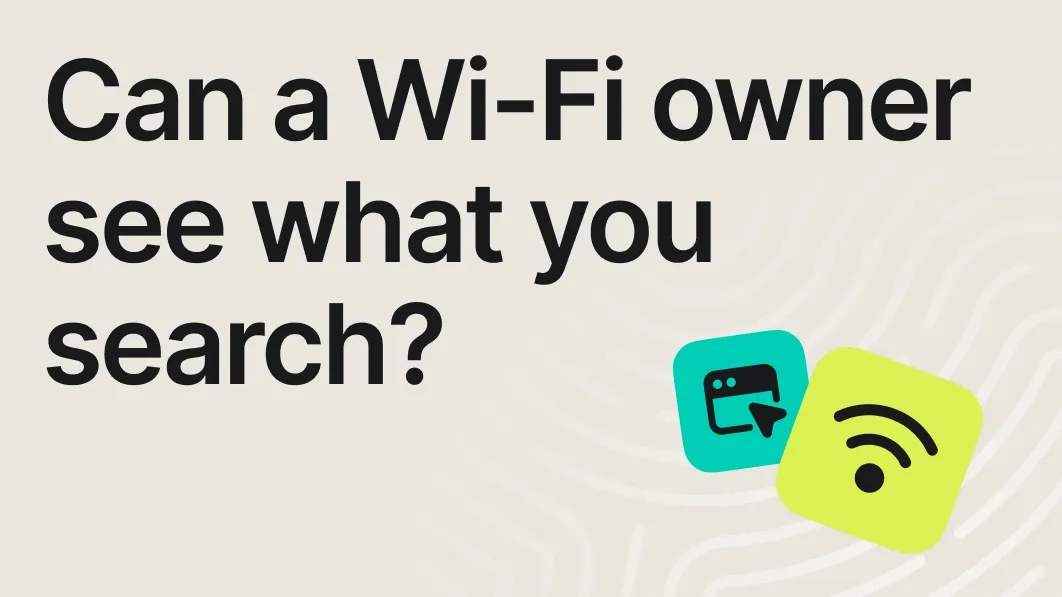 Standard cover image displaying the text 'Can a Wi-Fi owner see what you search?