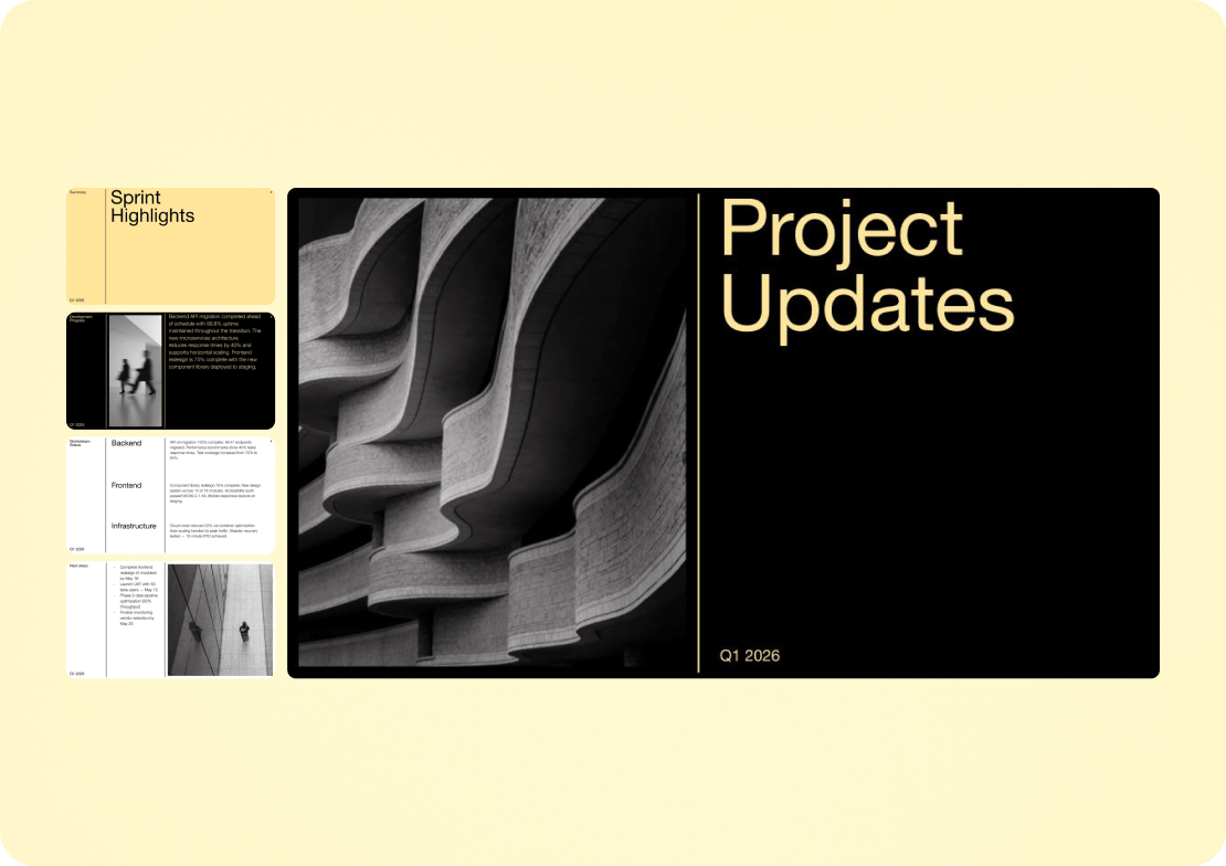 Project Updates