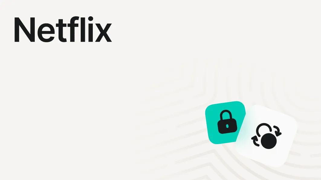 Netflix change password