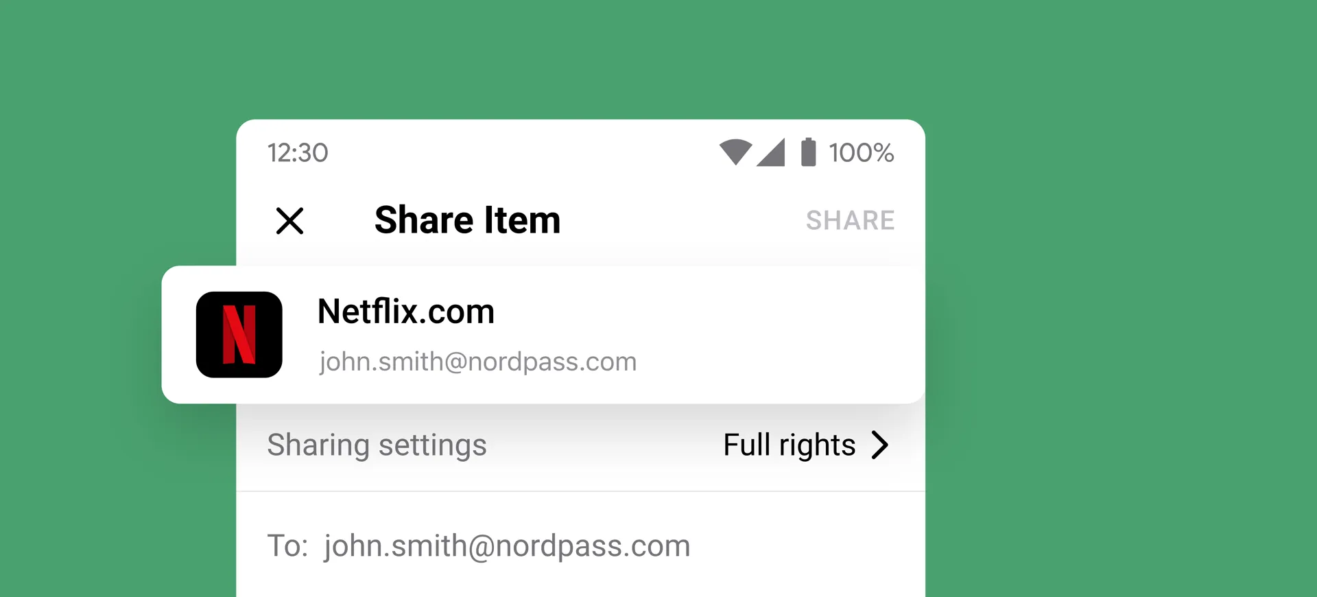 password sharing
