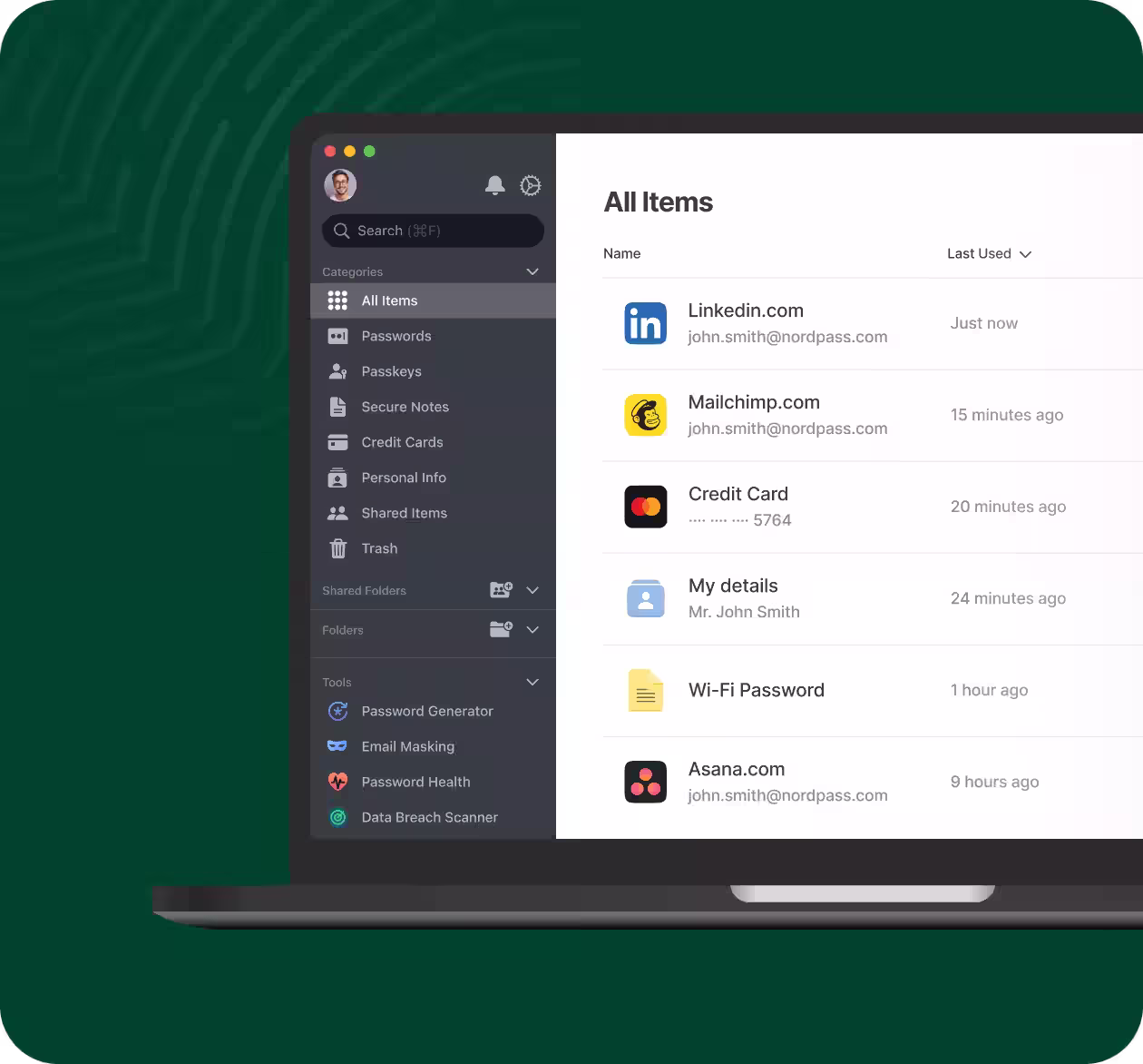 NordPass app