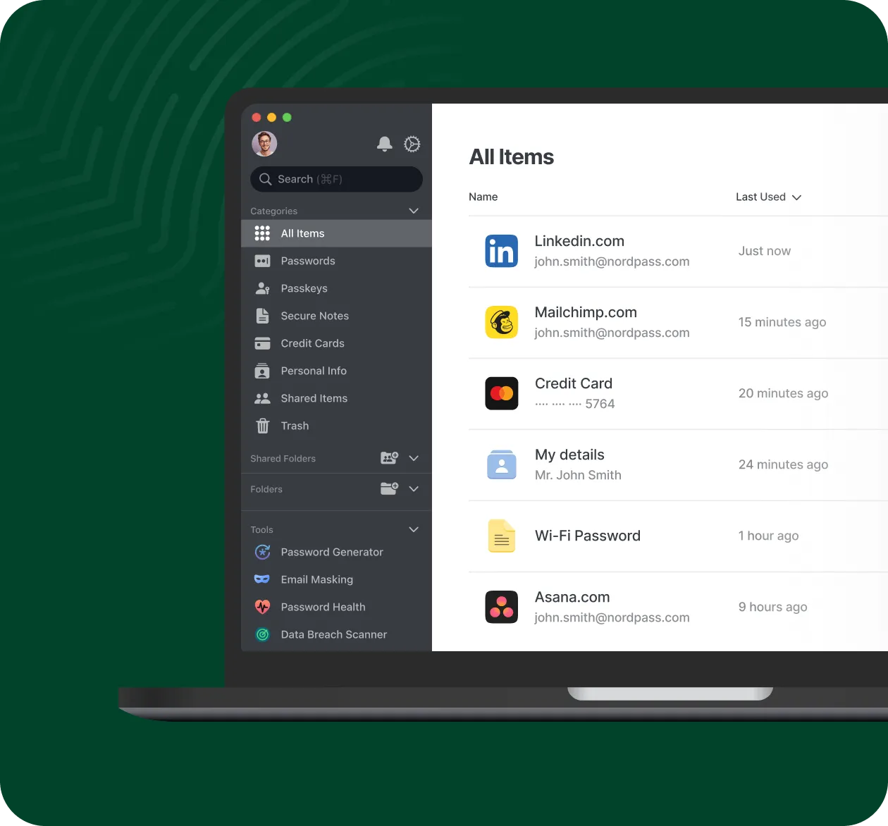 NordPass app