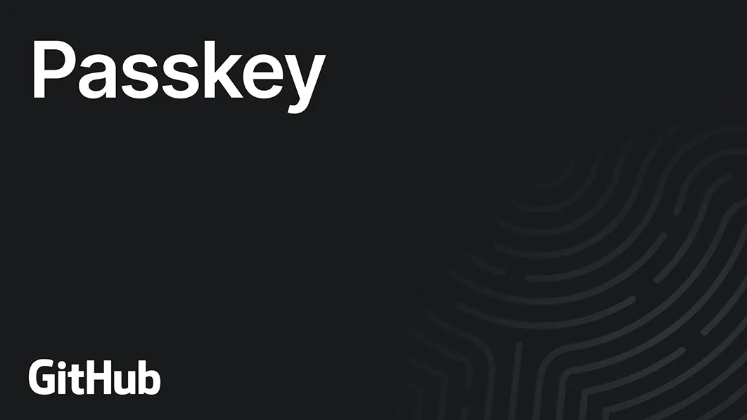 GitHub passkey