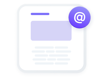 email marketing card