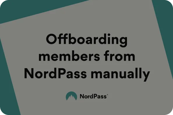 offboarding members
