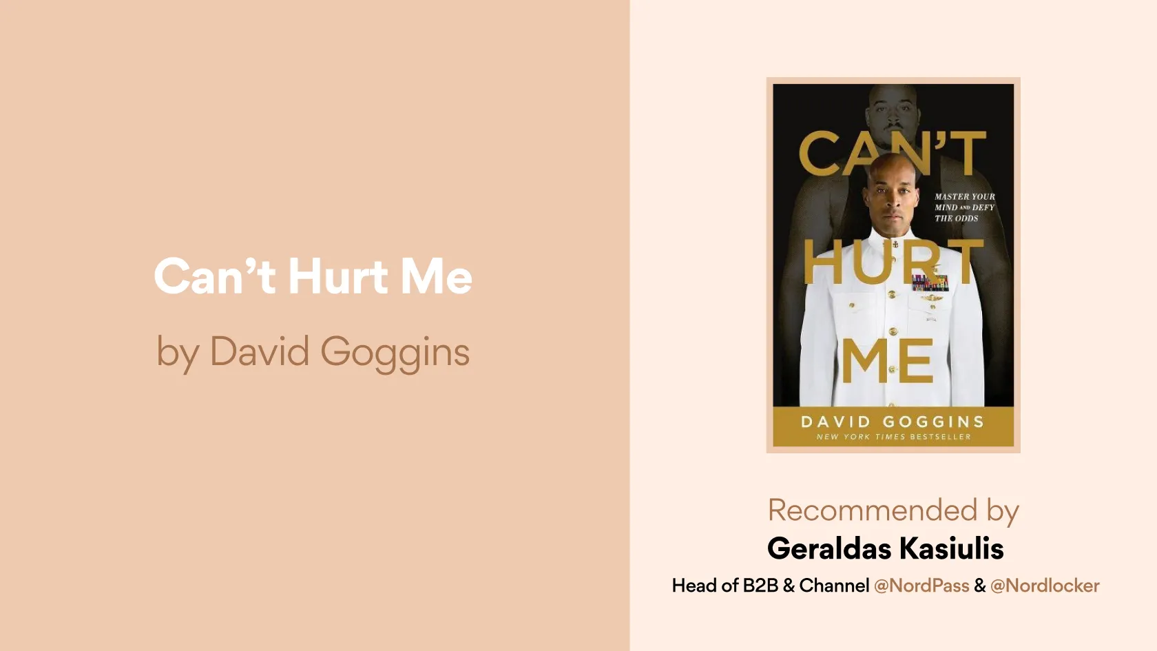 book can't hurt me