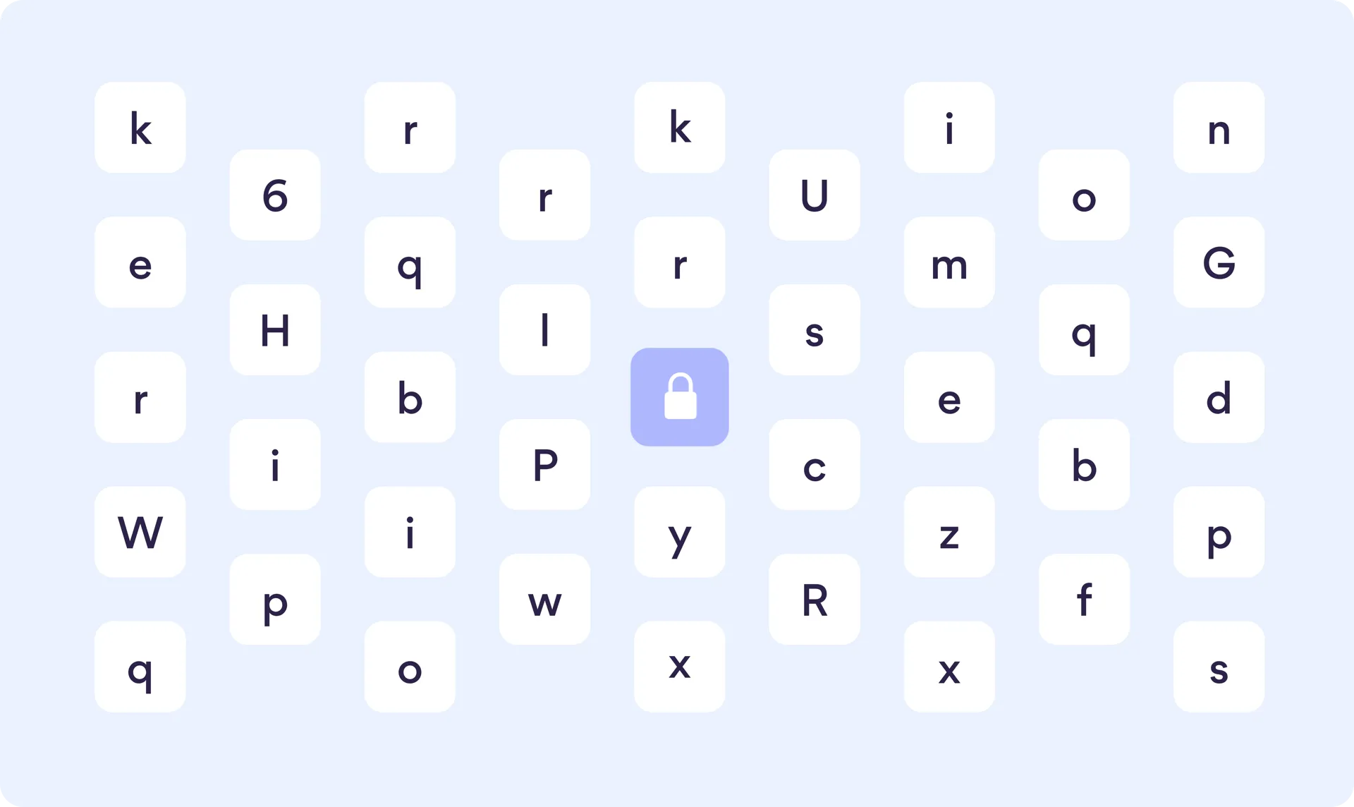 letters with a lock