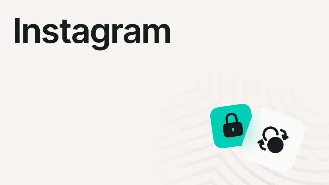 Instagram password reset