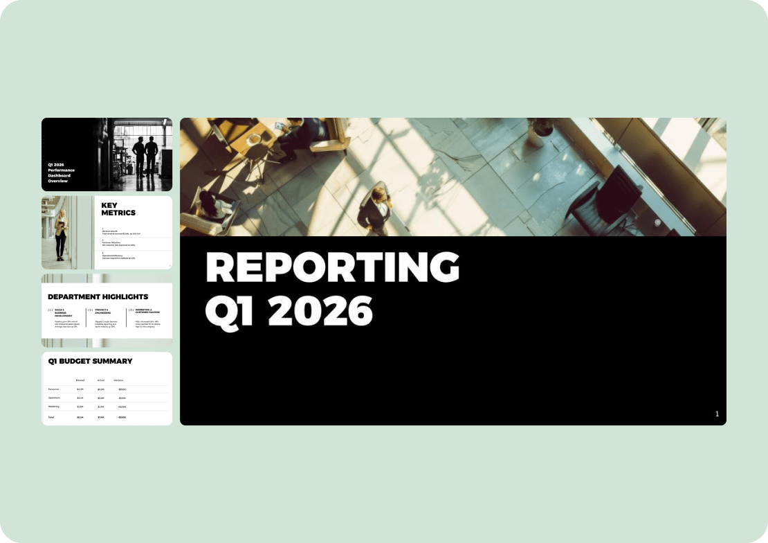 Reporting Q1 2026