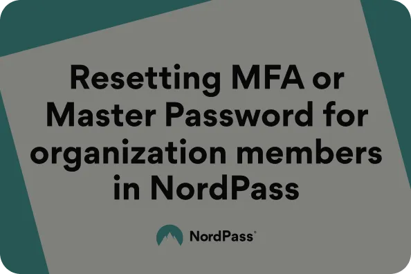 mfa reset admin