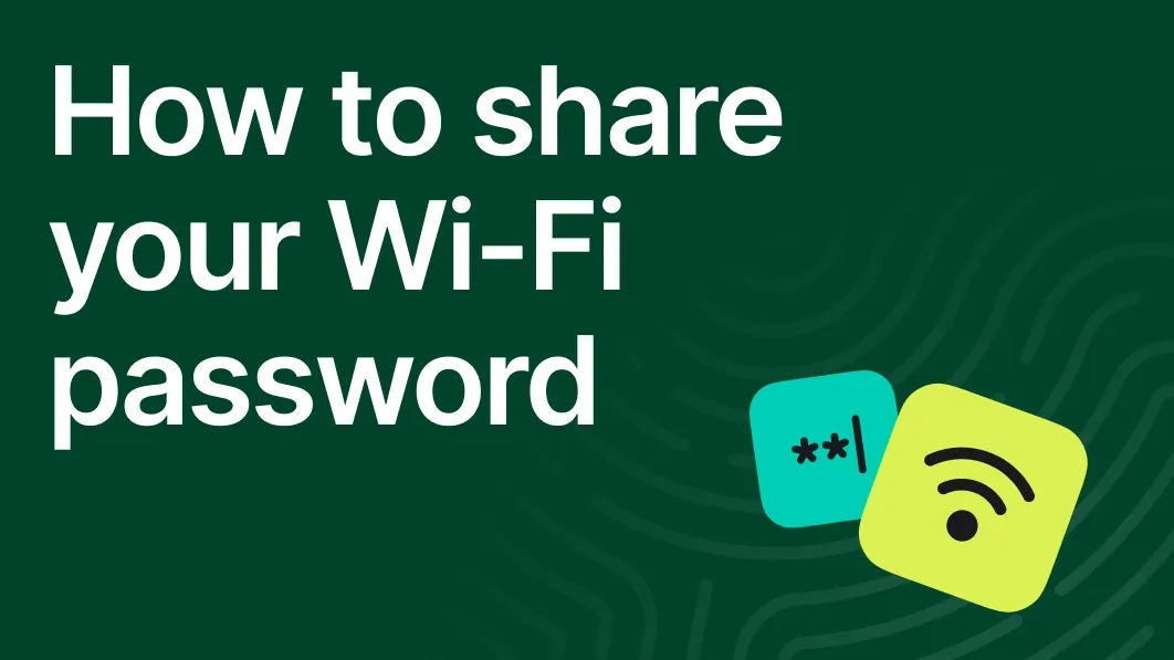 kaip pasidalyti „Wi-Fi“ slaptažodžiu