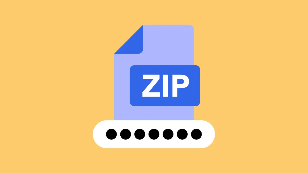 Password protect a ZIP file