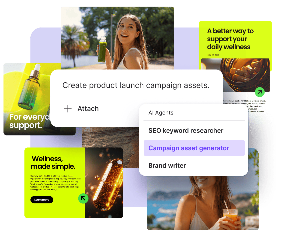 Automate marketing work with AI agents