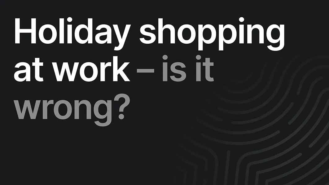 holiday shopping