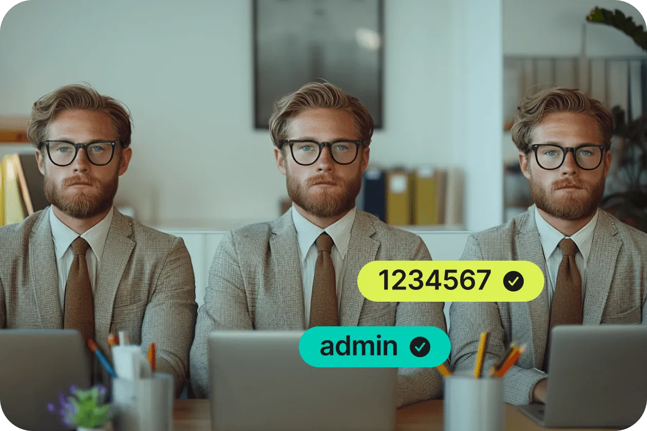 most common business passwords
