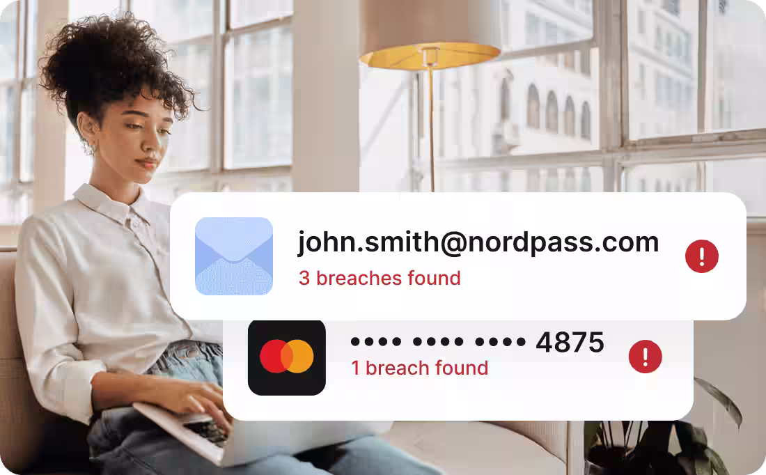 women with laptop checking breaches