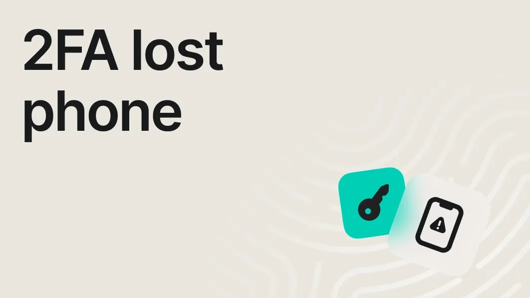 pamestas 2fa telefonas