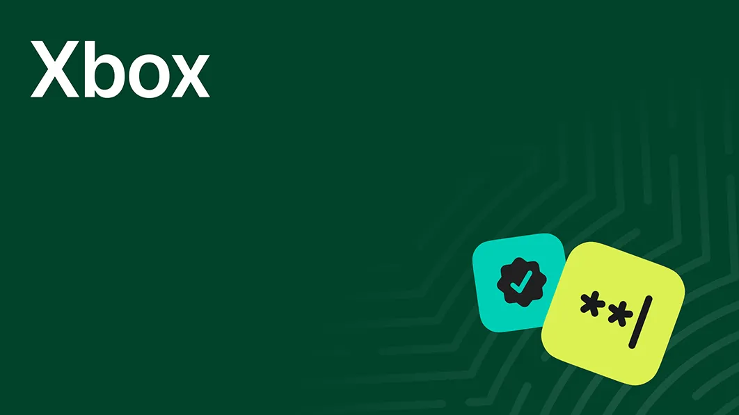 Xbox password reset