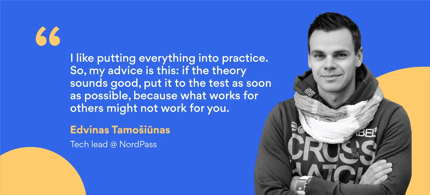 edvinas tamosiunas tech lead
