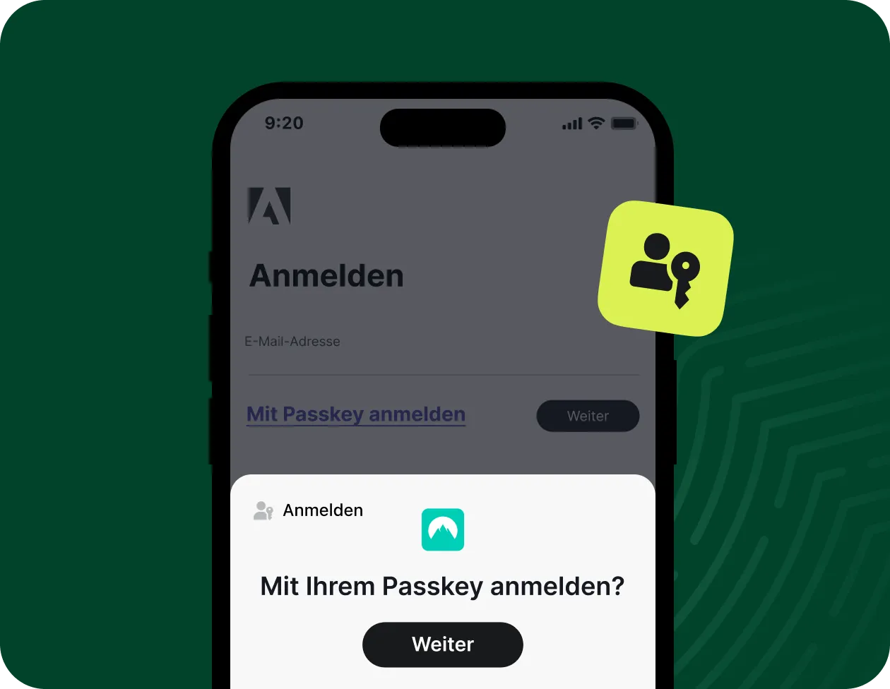 passkeys preview on mobile phone