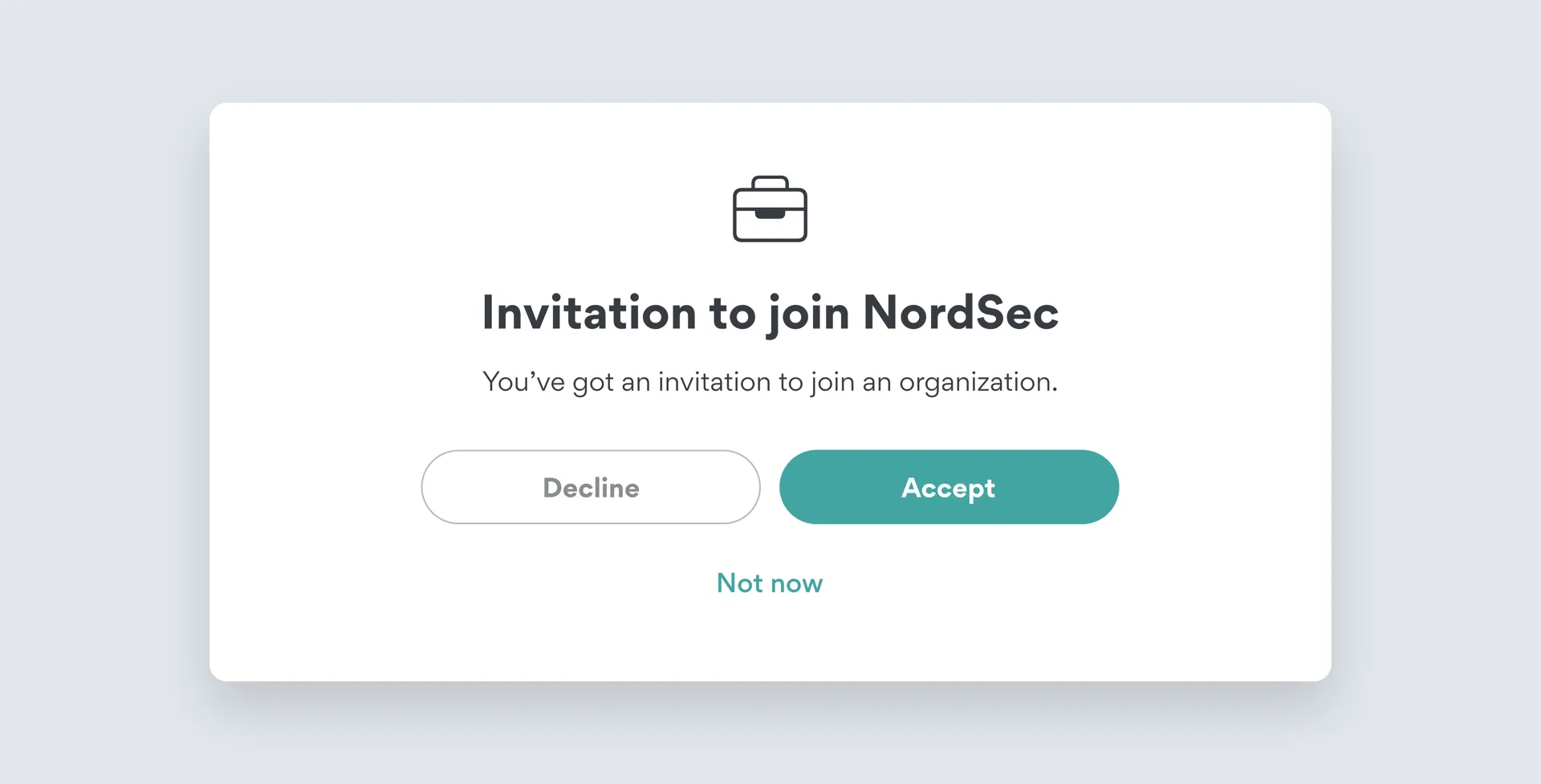 invitation to join