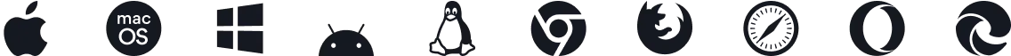 browsers and os logos