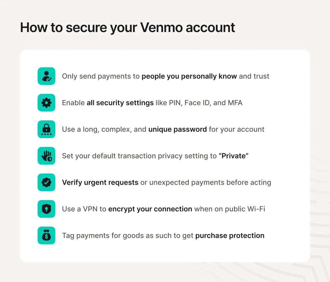 How to secure your Venmo account